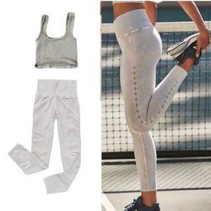 Free People Movement Good Karma Recycled Leggings & Crop Tank Top